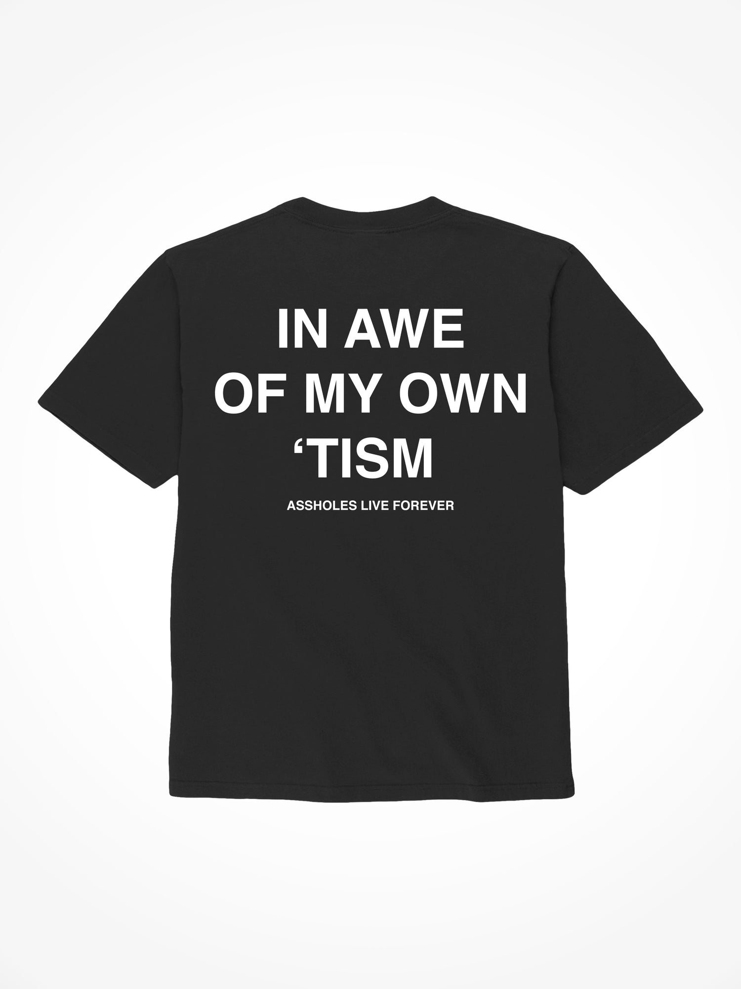 In Awe of My 'Tism - Black T-Shirt