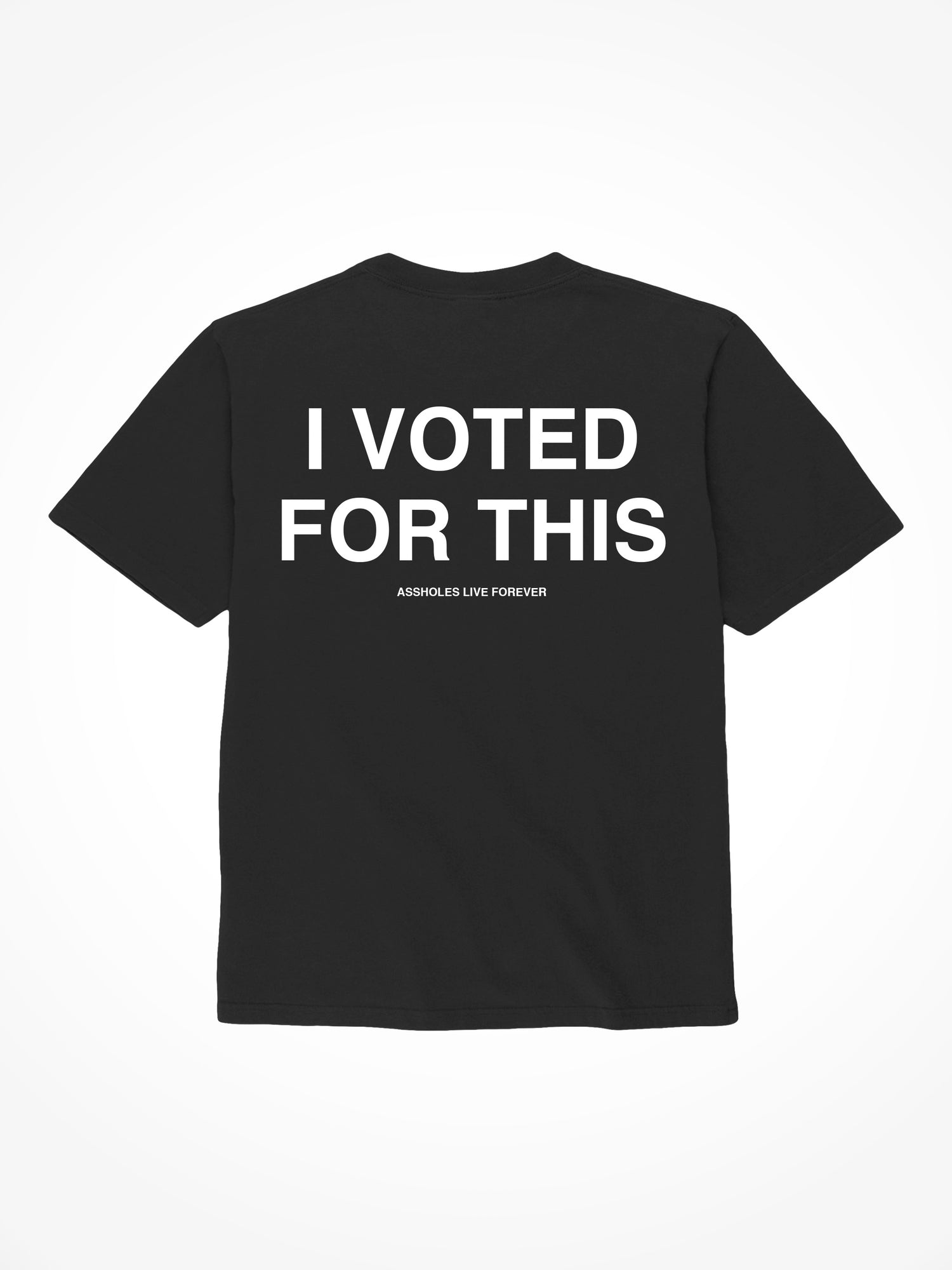 I Voted For This - Black T-Shirt