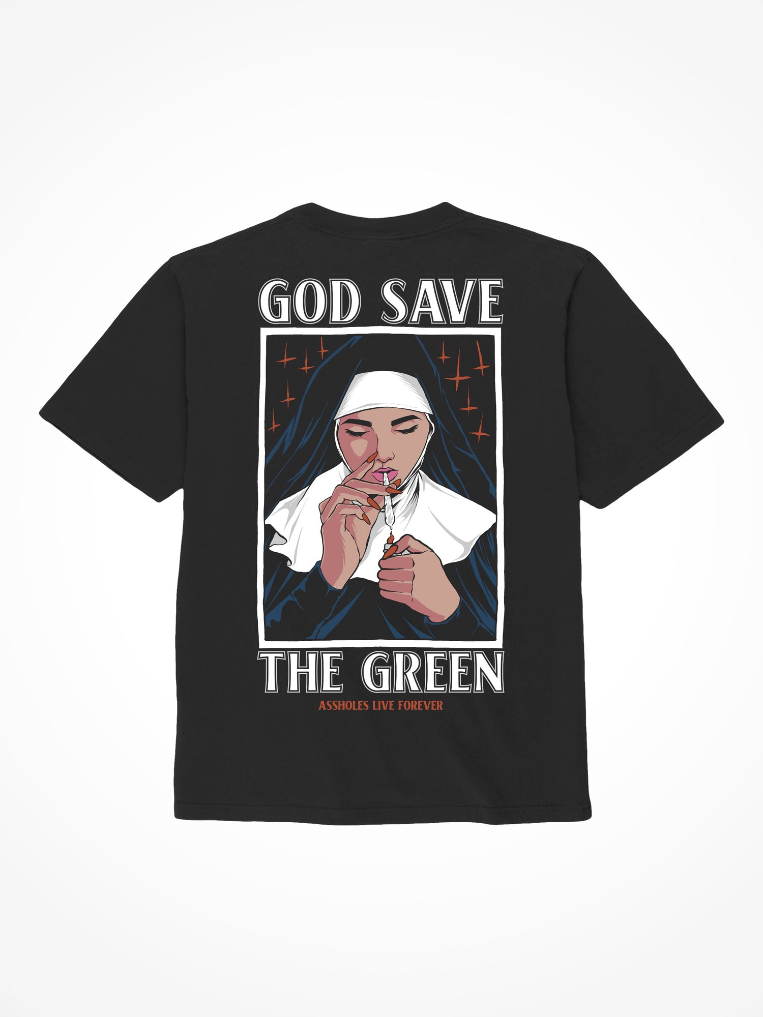 God Save the Green - Black T-Shirt