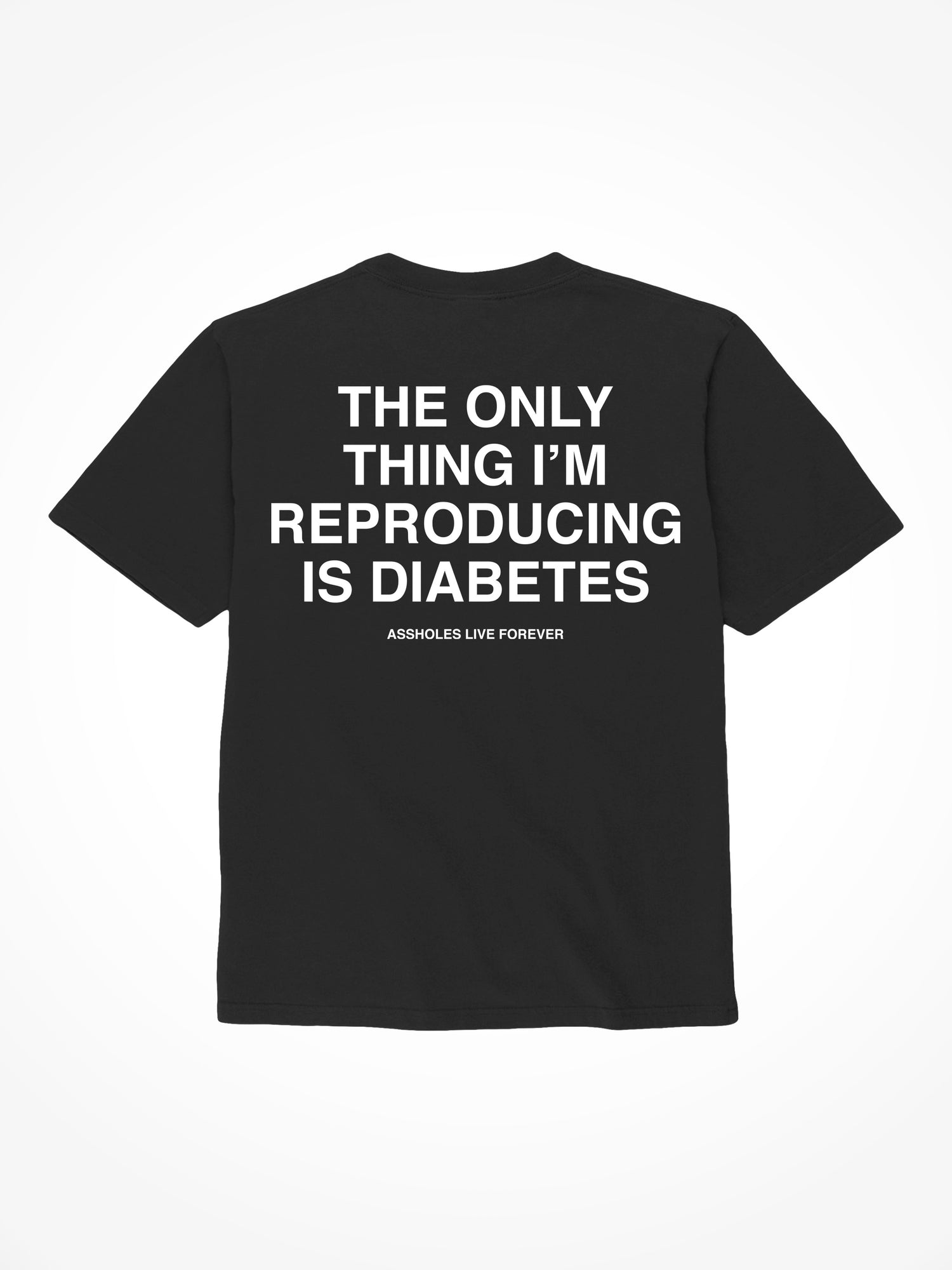 Reproducing Diabetes - Black T-Shirt
