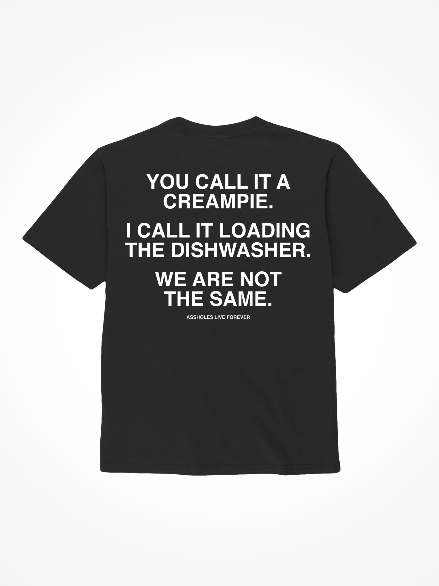Loading The Dishwasher - Black T-Shirt