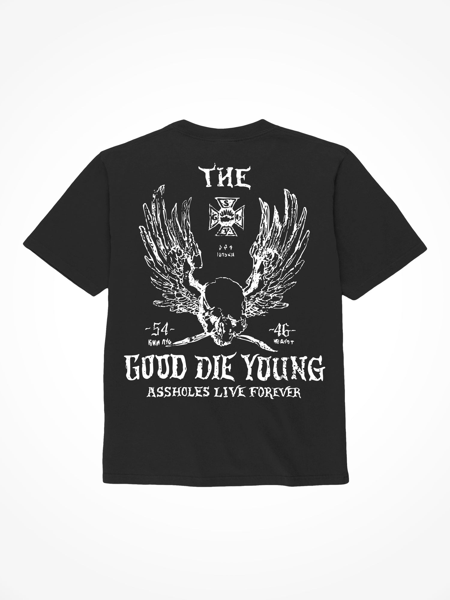 Good Die Young Skull  - Black T-Shirt
