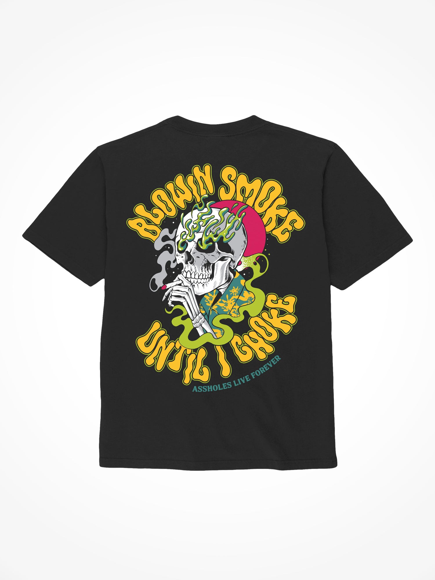 Blowin Smoke - Black T-Shirt