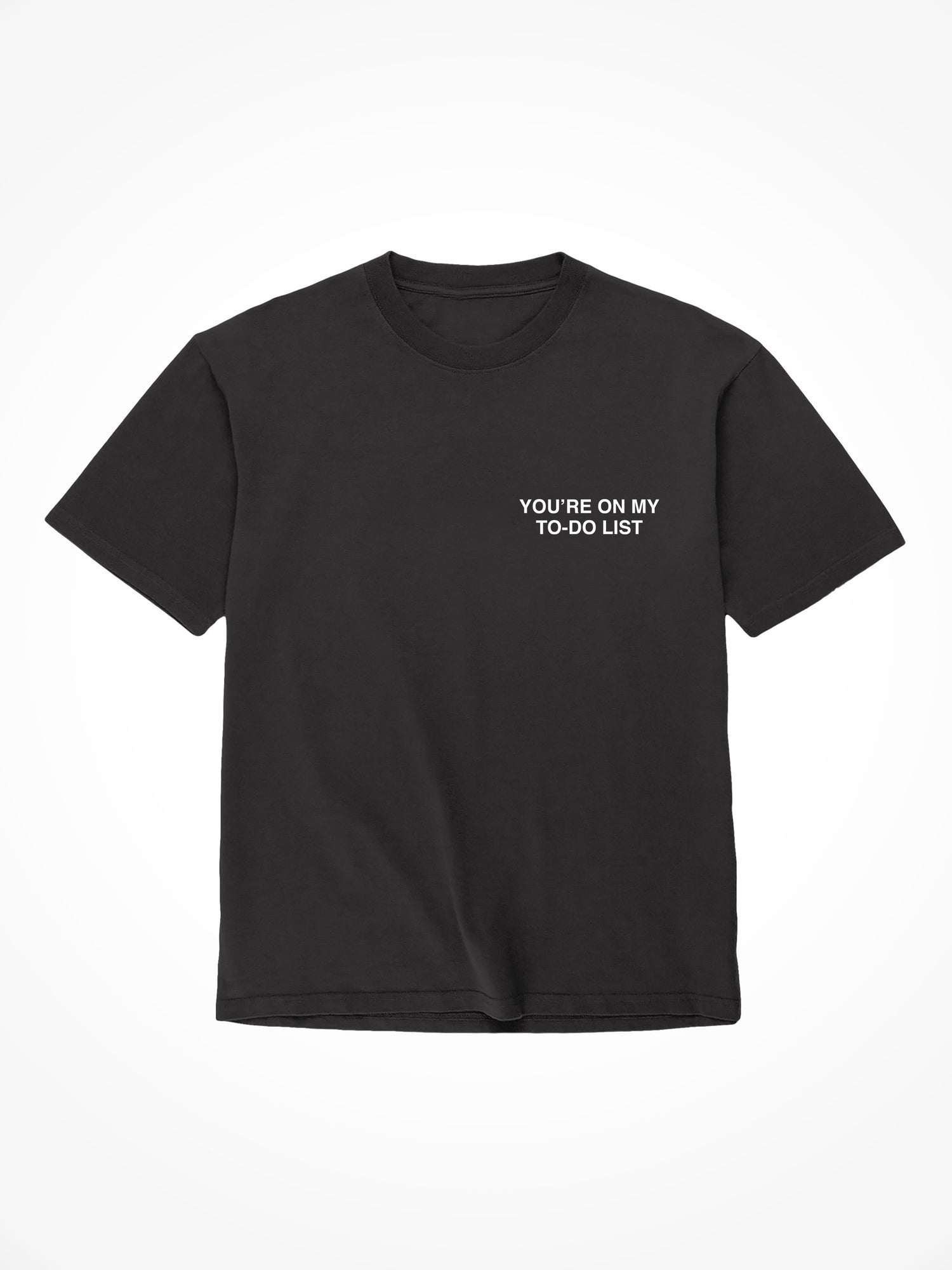 To Do List - Black T-Shirt