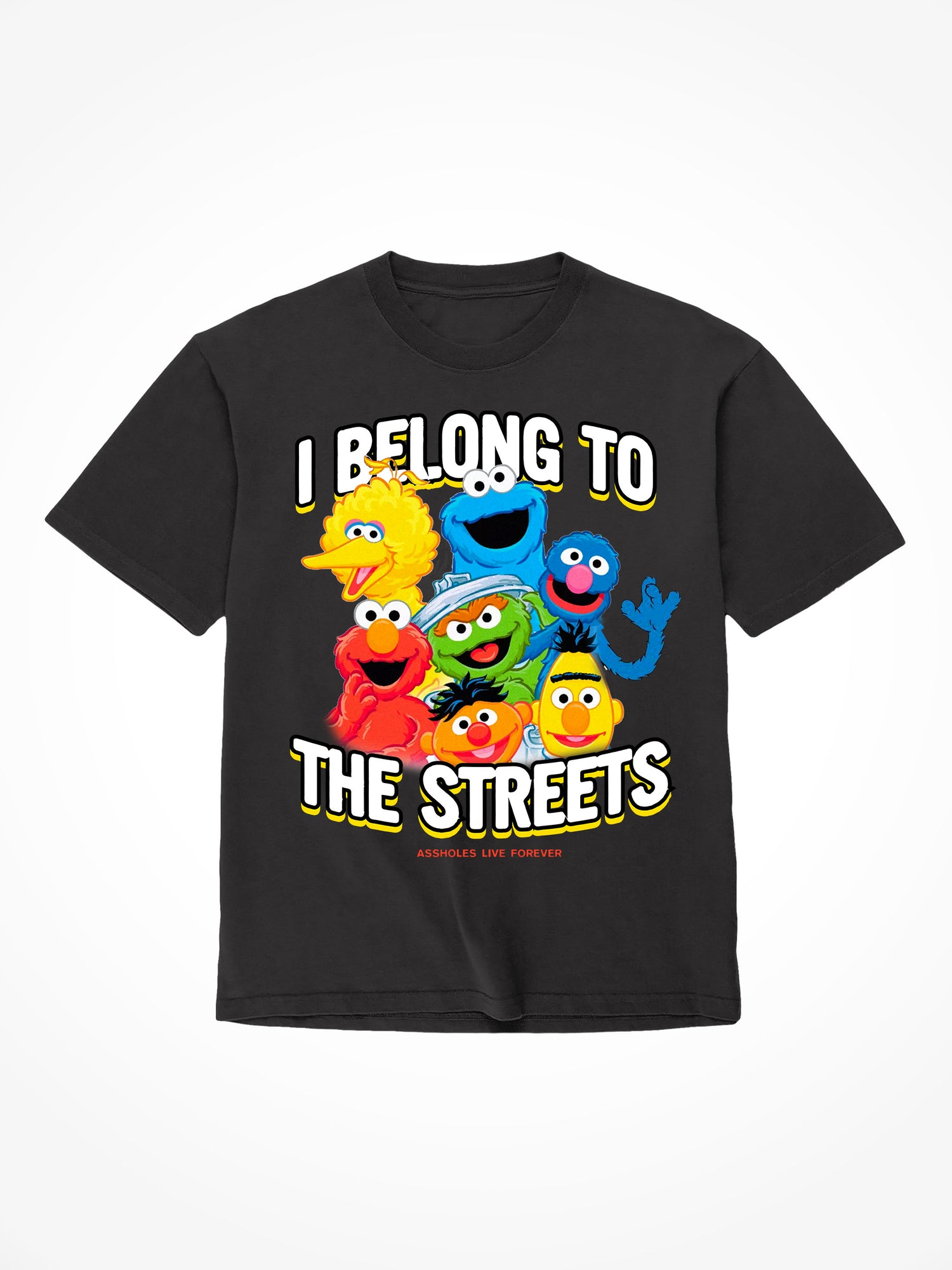 I Belong To The Streets - Black T-Shirt