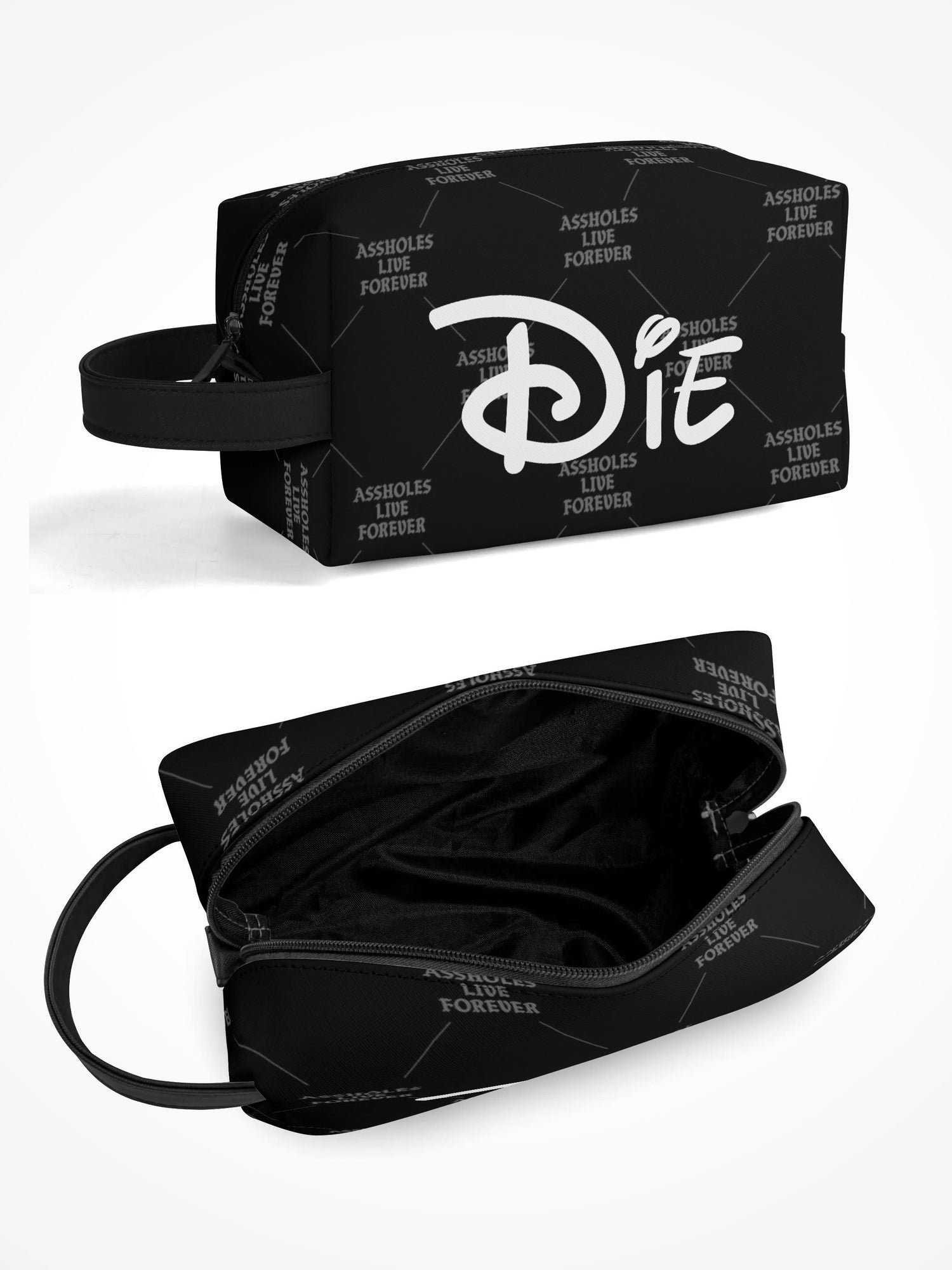 Toiletry Bag - Die ALF TILE BLACK