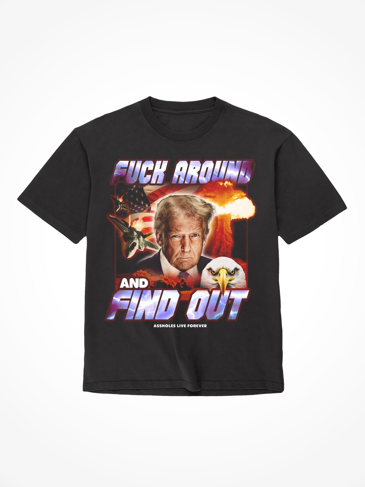 Trump FAFO - Black T-Shirt