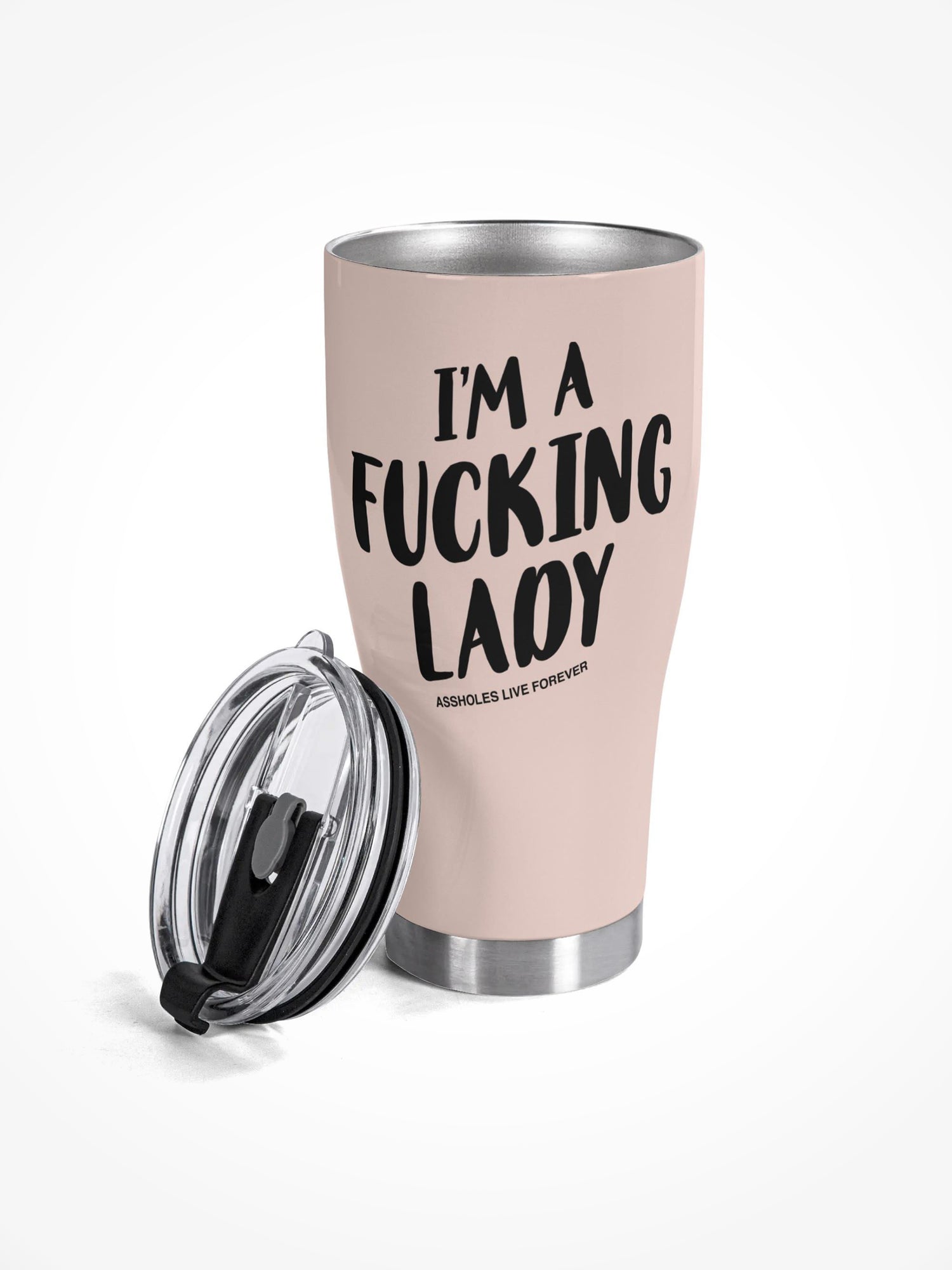 Im A Fuckin Lady Pink - 30oz Stainless Steel Tumbler