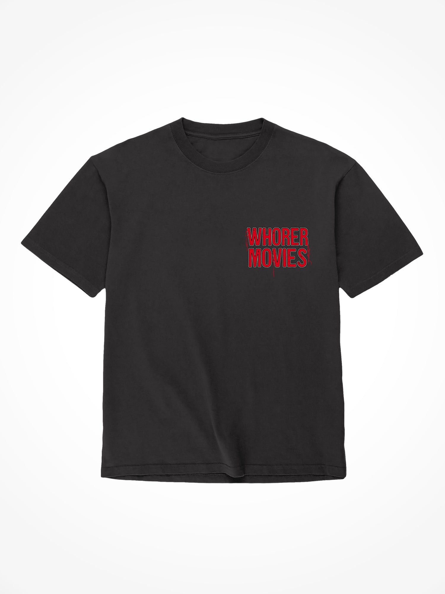 Whorer Movies - Black T-Shirt